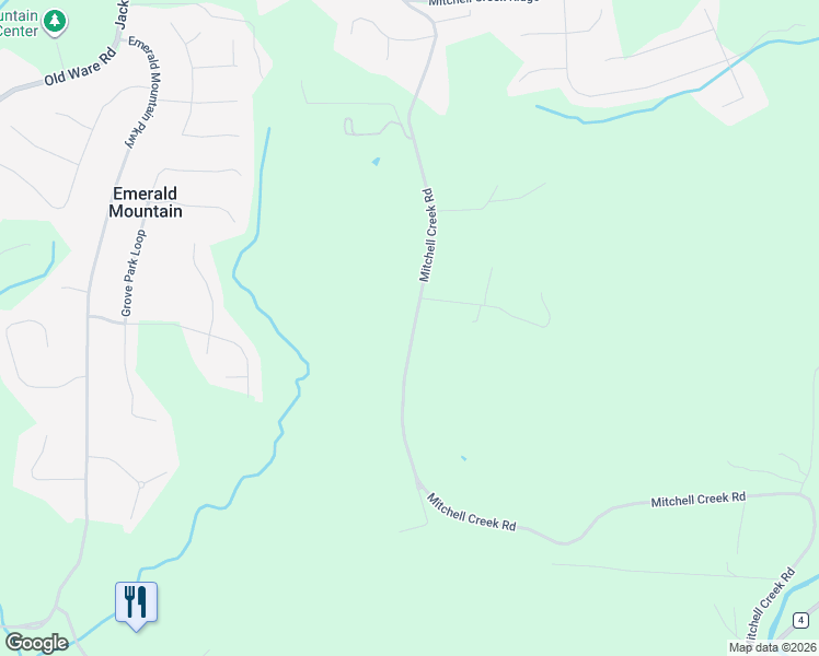 map of restaurants, bars, coffee shops, grocery stores, and more near 1758 Mitchell Creek Road in Wetumpka