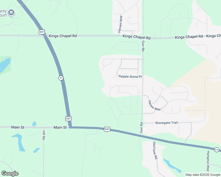 map of restaurants, bars, coffee shops, grocery stores, and more near 106 Aidan Lane in Perry