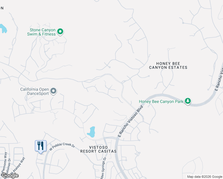 map of restaurants, bars, coffee shops, grocery stores, and more near 450 West Echo Point Place in Oro Valley