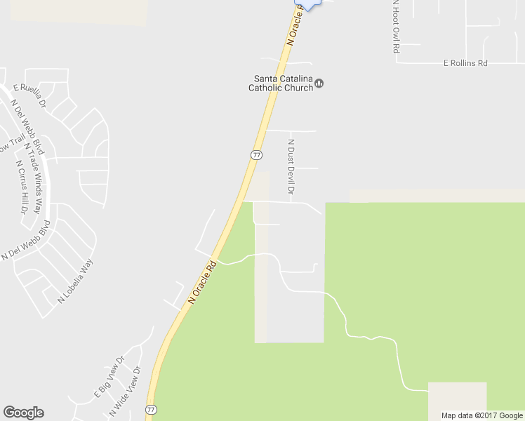 map of restaurants, bars, coffee shops, grocery stores, and more near 13956 North Oracle Road in Tucson