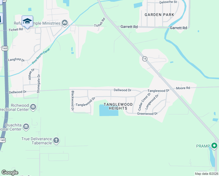 map of restaurants, bars, coffee shops, grocery stores, and more near 300 Dellwood Dr in Monroe