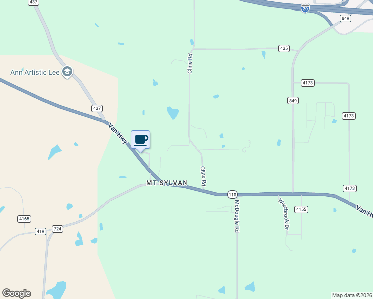 map of restaurants, bars, coffee shops, grocery stores, and more near 13315 County Road 434 in Lindale