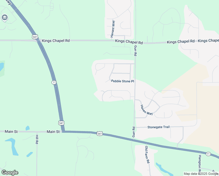map of restaurants, bars, coffee shops, grocery stores, and more near 126 Lavendar Lane in Perry
