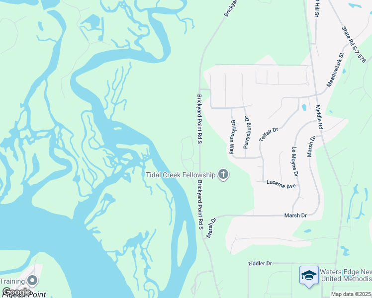 map of restaurants, bars, coffee shops, grocery stores, and more near 35 Partridge Circle in Beaufort