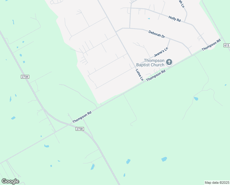 map of restaurants, bars, coffee shops, grocery stores, and more near 9249 Thompson Road in Alvarado