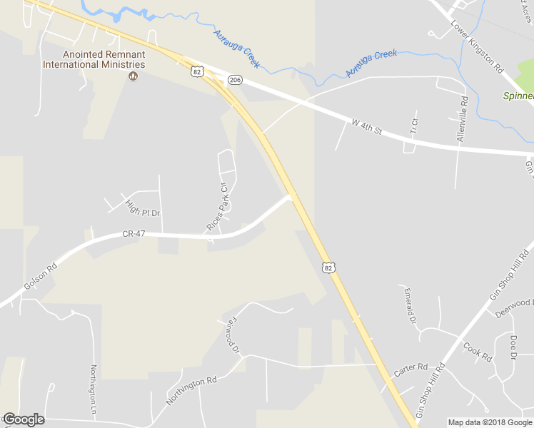 map of restaurants, bars, coffee shops, grocery stores, and more near 1351 Indian Hills Road in Prattville