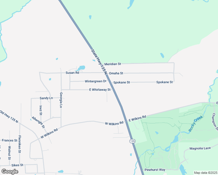 map of restaurants, bars, coffee shops, grocery stores, and more near 139 Whirlaway Street in Gladewater