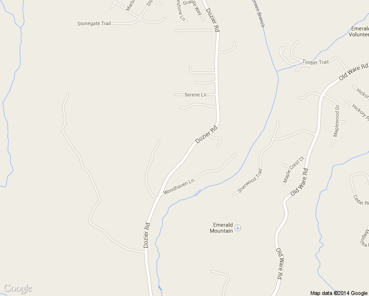 map of restaurants, bars, coffee shops, grocery stores, and more near 3480 Dozier Road in Wetumpka