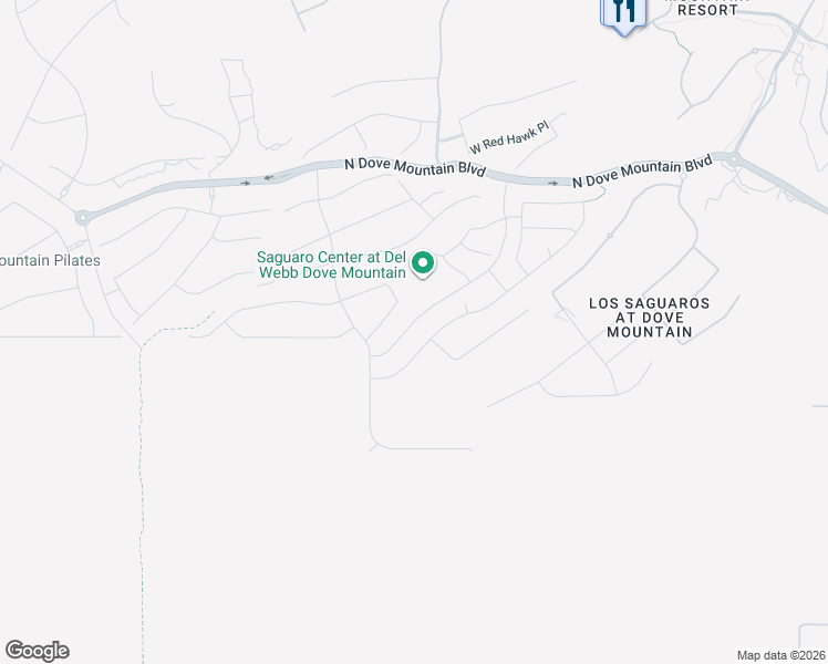 map of restaurants, bars, coffee shops, grocery stores, and more near 14046 North Del Webb Trail in Marana