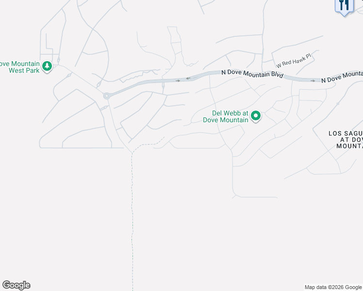 map of restaurants, bars, coffee shops, grocery stores, and more near 7186 Cape Final Trail in Marana