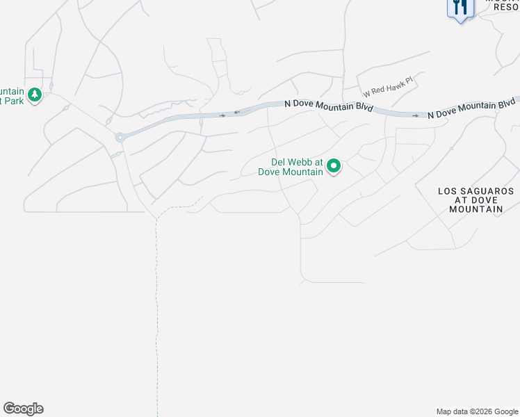 map of restaurants, bars, coffee shops, grocery stores, and more near 7098 Cape Final Trail in Marana