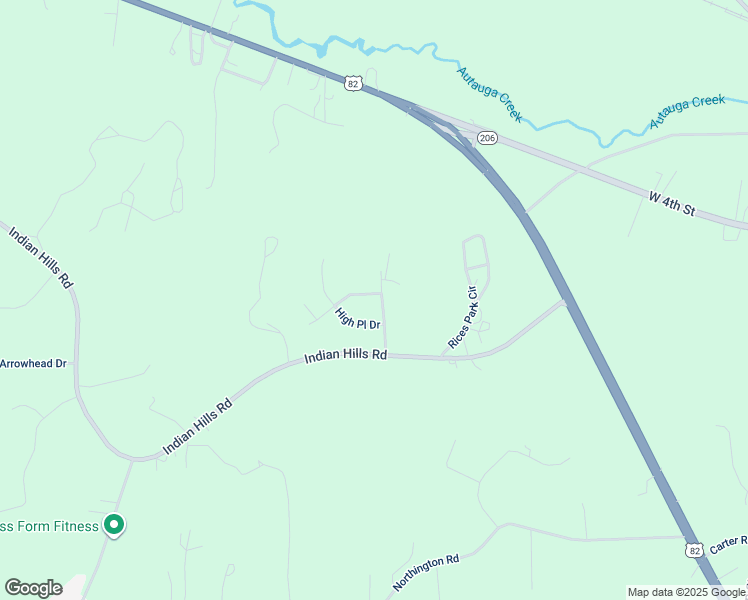 map of restaurants, bars, coffee shops, grocery stores, and more near 1409 Morningview Drive in Prattville