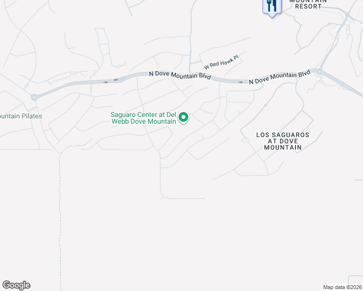 map of restaurants, bars, coffee shops, grocery stores, and more near 14046 North Del Webb Trail in Marana