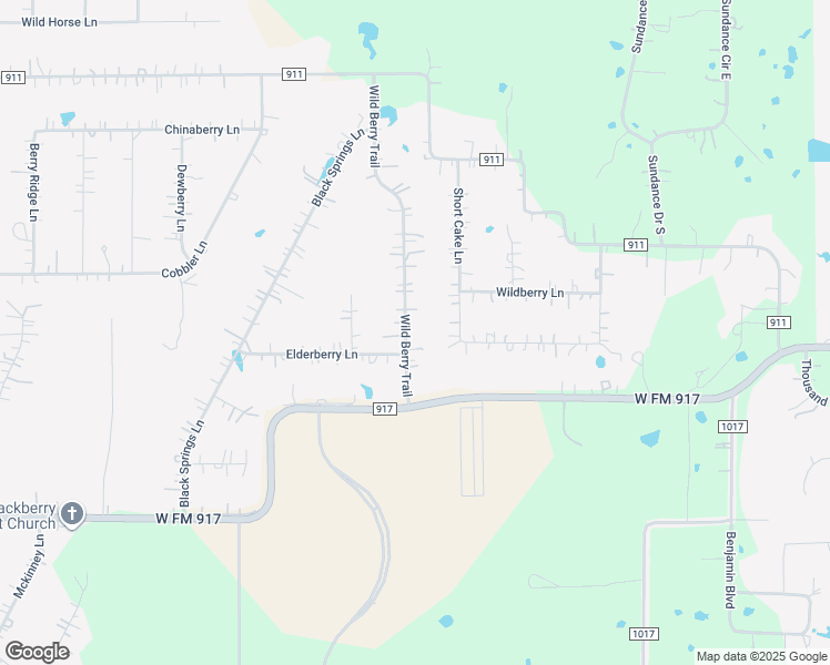 map of restaurants, bars, coffee shops, grocery stores, and more near 5904 Wild Berry Trail in Joshua