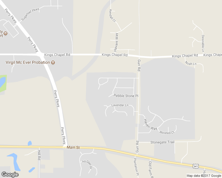 map of restaurants, bars, coffee shops, grocery stores, and more near 203 Pebble Stone Place in Perry