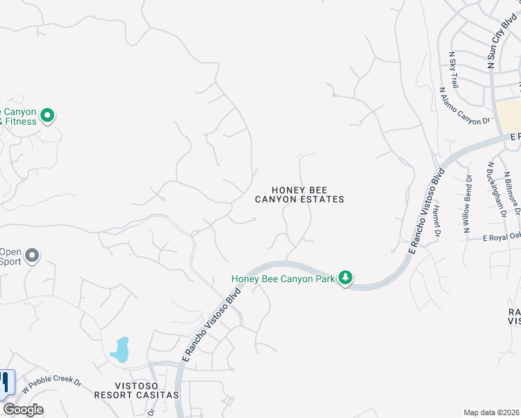 map of restaurants, bars, coffee shops, grocery stores, and more near 14 West Shimmering Sand Place in Oro Valley