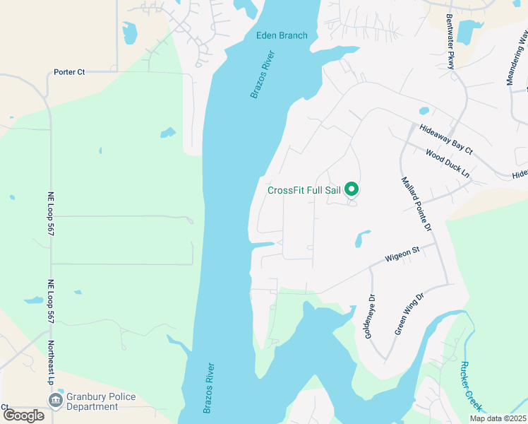 map of restaurants, bars, coffee shops, grocery stores, and more near 917 Thelma Drive in Granbury