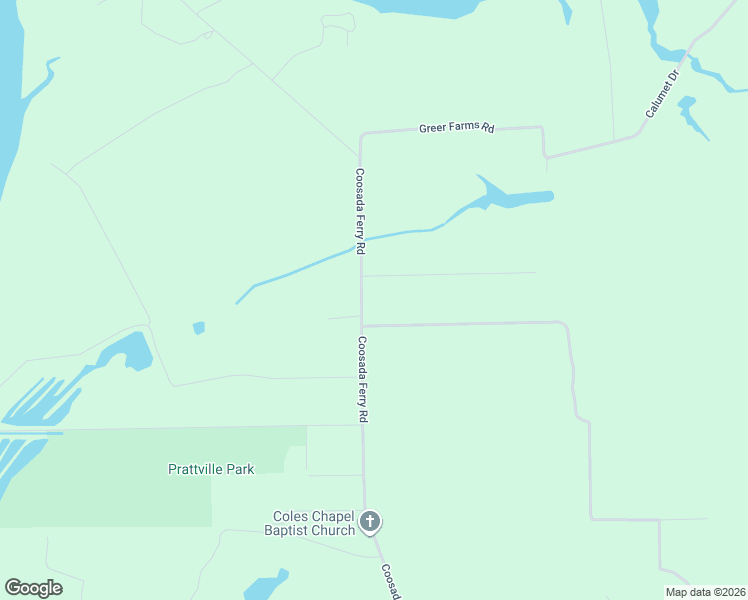 map of restaurants, bars, coffee shops, grocery stores, and more near 4989 Coosada Ferry Road in Montgomery