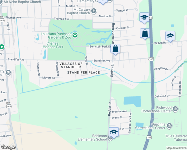 map of restaurants, bars, coffee shops, grocery stores, and more near 20 Savella Dr in Monroe