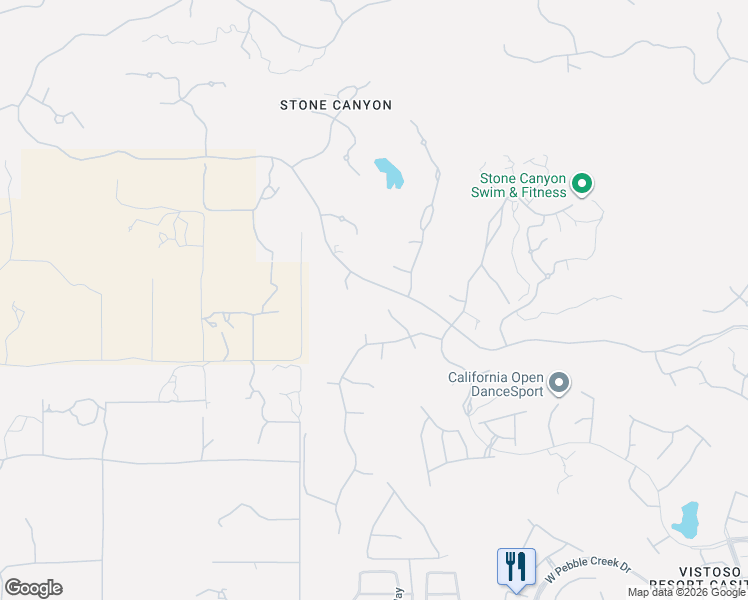 map of restaurants, bars, coffee shops, grocery stores, and more near 1235 Weathered Stone Place in Oro Valley