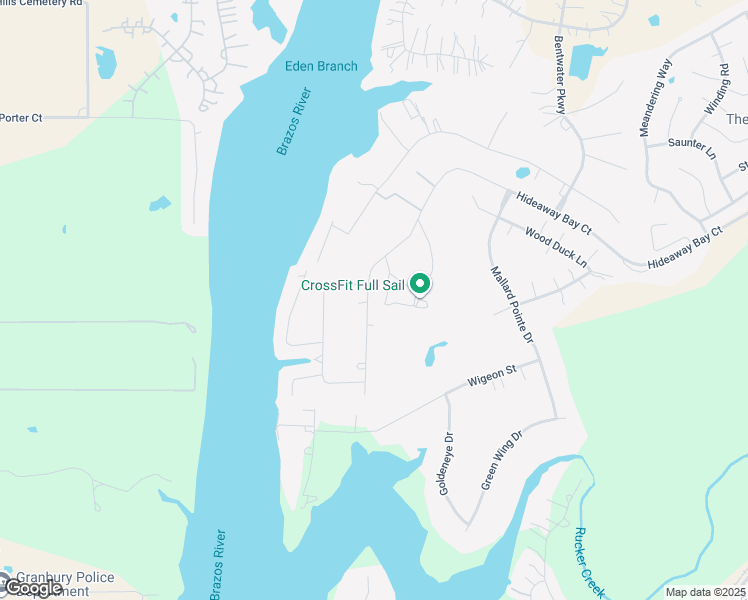 map of restaurants, bars, coffee shops, grocery stores, and more near 913 Charles Court in Granbury