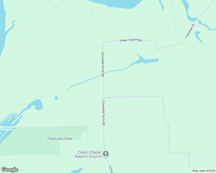 map of restaurants, bars, coffee shops, grocery stores, and more near 5040 Coosada Ferry Road in Montgomery