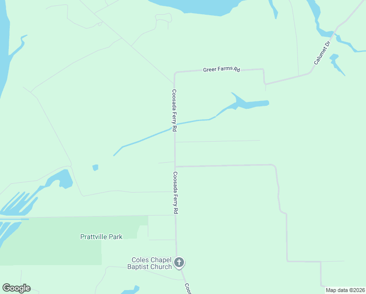 map of restaurants, bars, coffee shops, grocery stores, and more near 5040 Coosada Ferry Road in Montgomery