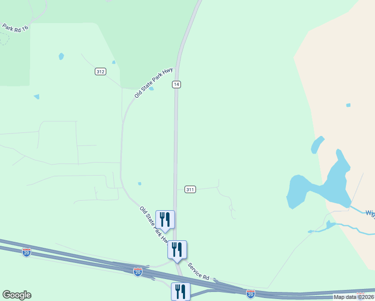 map of restaurants, bars, coffee shops, grocery stores, and more near 13554 Farm to Market Road 14 in Tyler