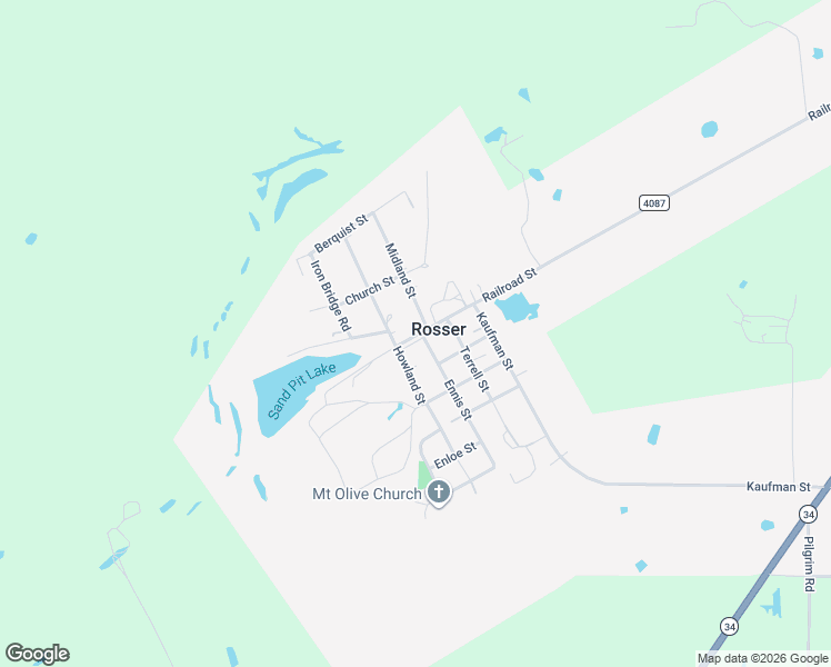 map of restaurants, bars, coffee shops, grocery stores, and more near 104 Midland Street in Rosser