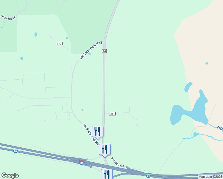 map of restaurants, bars, coffee shops, grocery stores, and more near 13554 Farm to Market Road 14 in Tyler