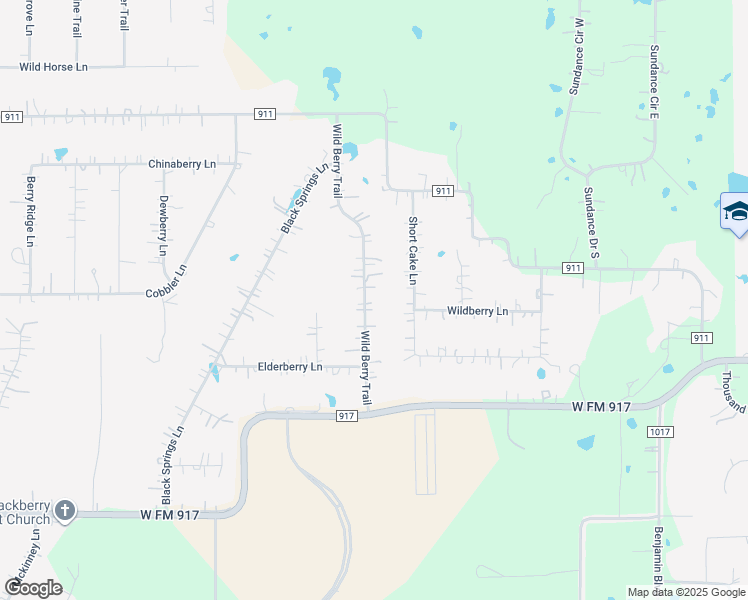 map of restaurants, bars, coffee shops, grocery stores, and more near 5920 Wild Berry Trail in Joshua