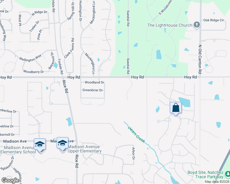 map of restaurants, bars, coffee shops, grocery stores, and more near 161 Woodland Drive in Madison
