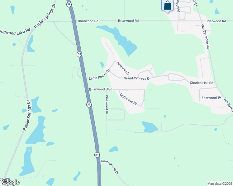map of restaurants, bars, coffee shops, grocery stores, and more near 8158 Pinewood Dr in Meridian