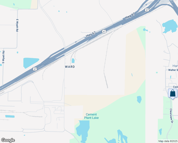 map of restaurants, bars, coffee shops, grocery stores, and more near 245 Ward Road in Midlothian