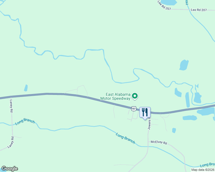 map of restaurants, bars, coffee shops, grocery stores, and more near 4270 U.S. 80 in Phenix City