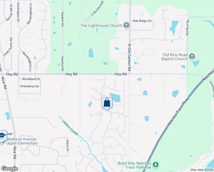 map of restaurants, bars, coffee shops, grocery stores, and more near 119 Hampton Ridge in Madison