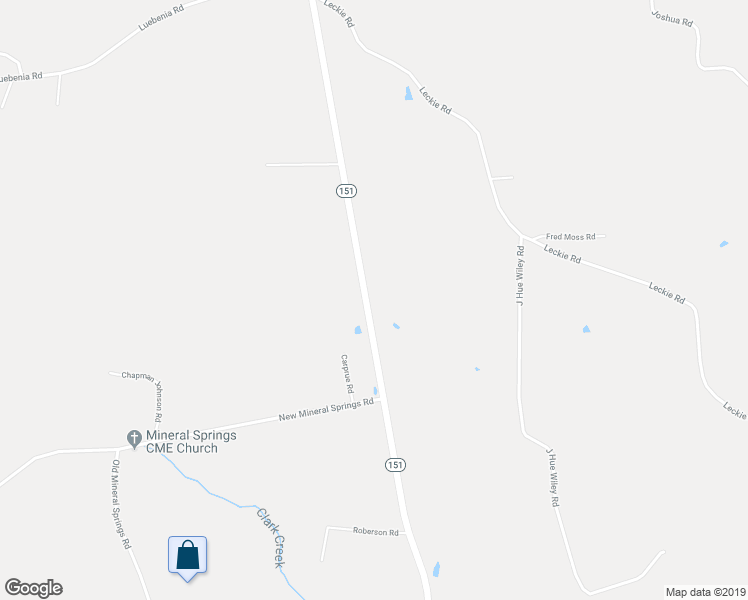 map of restaurants, bars, coffee shops, grocery stores, and more near 1961 Louisiana 151 in Calhoun