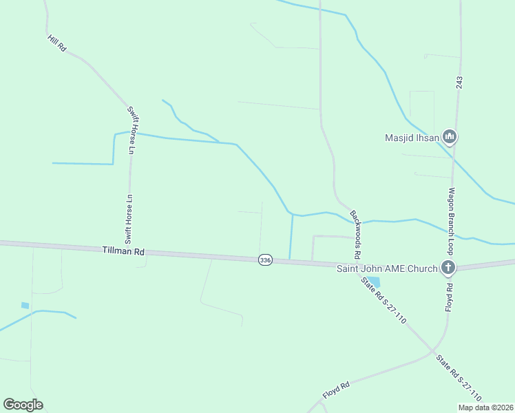 map of restaurants, bars, coffee shops, grocery stores, and more near 210 Hill Road in Ridgeland