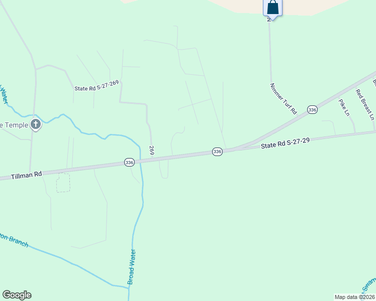 map of restaurants, bars, coffee shops, grocery stores, and more near 4461 Tillman Road in Ridgeland