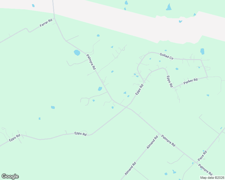 map of restaurants, bars, coffee shops, grocery stores, and more near 1378 Palmyra Road in Palmer