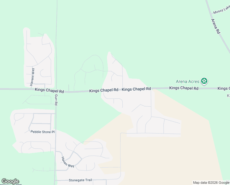 map of restaurants, bars, coffee shops, grocery stores, and more near 2131 Kings Chapel Road in Perry