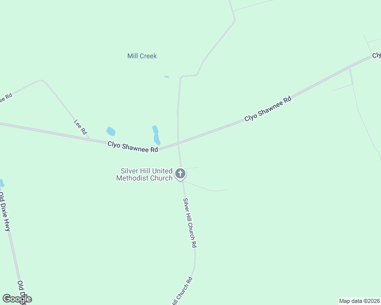 map of restaurants, bars, coffee shops, grocery stores, and more near 880 Silver Hill Church Road in Springfield