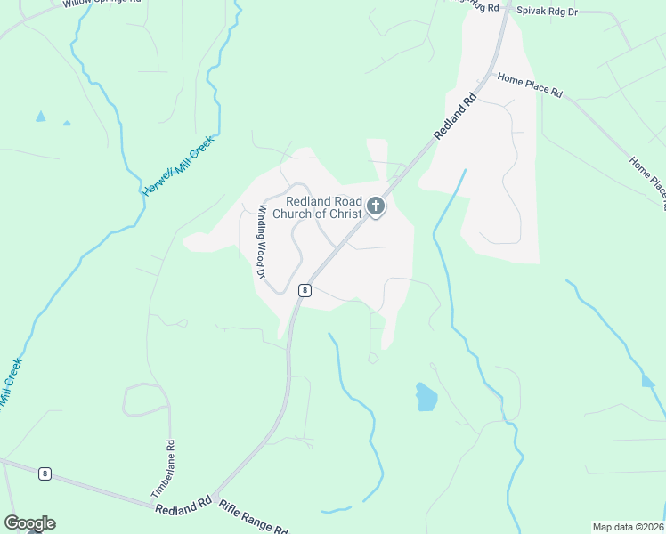 map of restaurants, bars, coffee shops, grocery stores, and more near 2312 Redland Road in Wetumpka