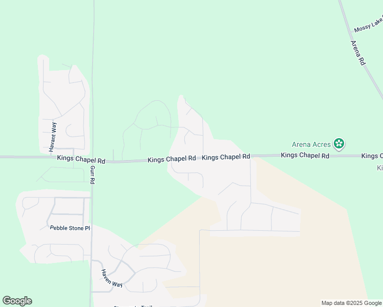 map of restaurants, bars, coffee shops, grocery stores, and more near 2131 Kings Chapel Road in Perry