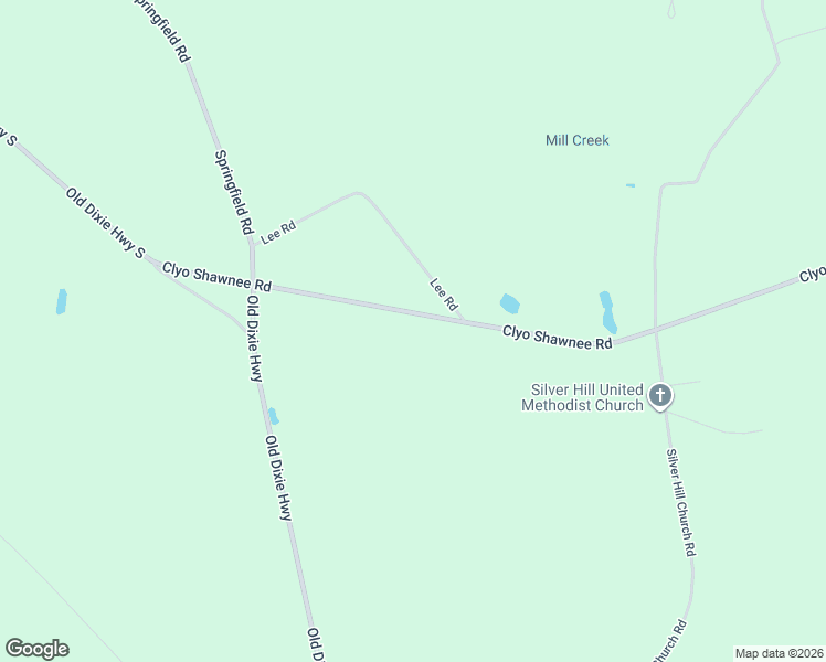 map of restaurants, bars, coffee shops, grocery stores, and more near 460 Clyo Shawnee Road in Springfield