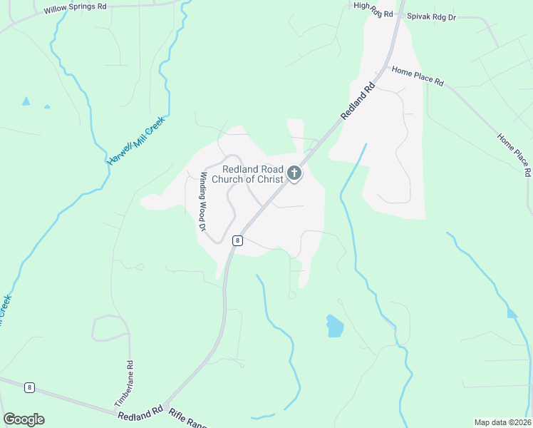 map of restaurants, bars, coffee shops, grocery stores, and more near 2312 Redland Road in Wetumpka