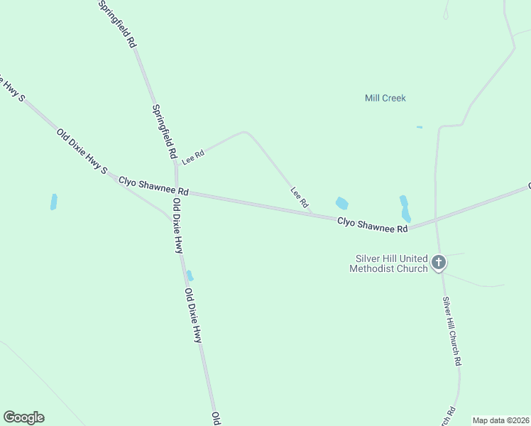 map of restaurants, bars, coffee shops, grocery stores, and more near 460 Clyo Shawnee Road in Springfield