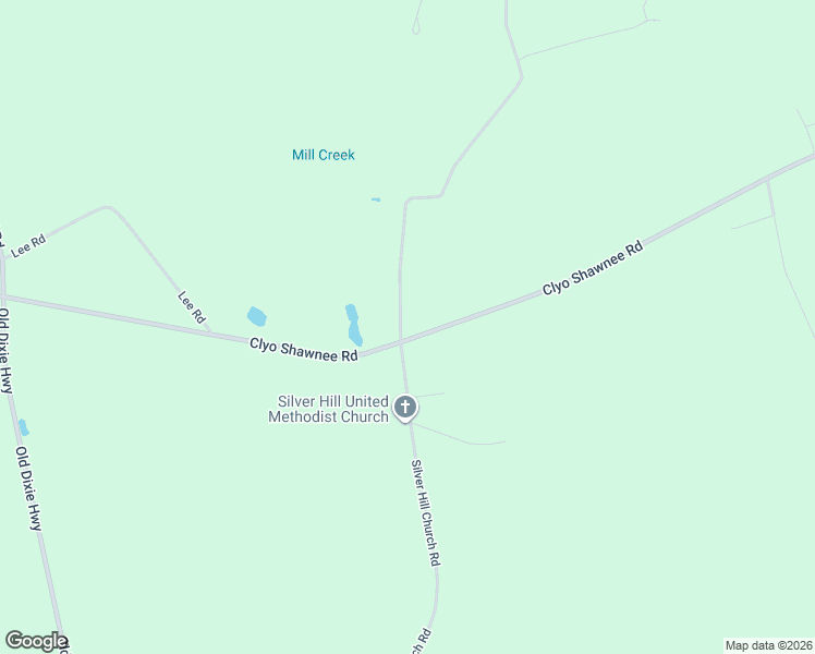 map of restaurants, bars, coffee shops, grocery stores, and more near 880 Silver Hill Church Road in Springfield