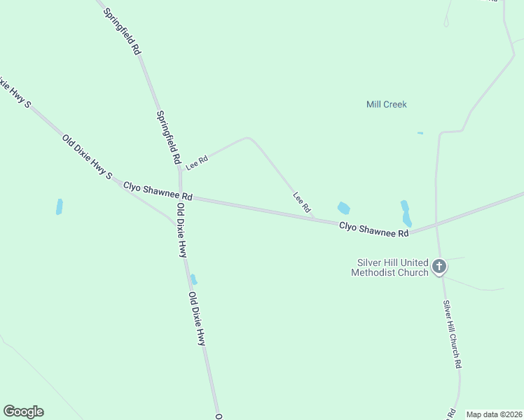 map of restaurants, bars, coffee shops, grocery stores, and more near 456 Clyo Shawnee Road in Springfield