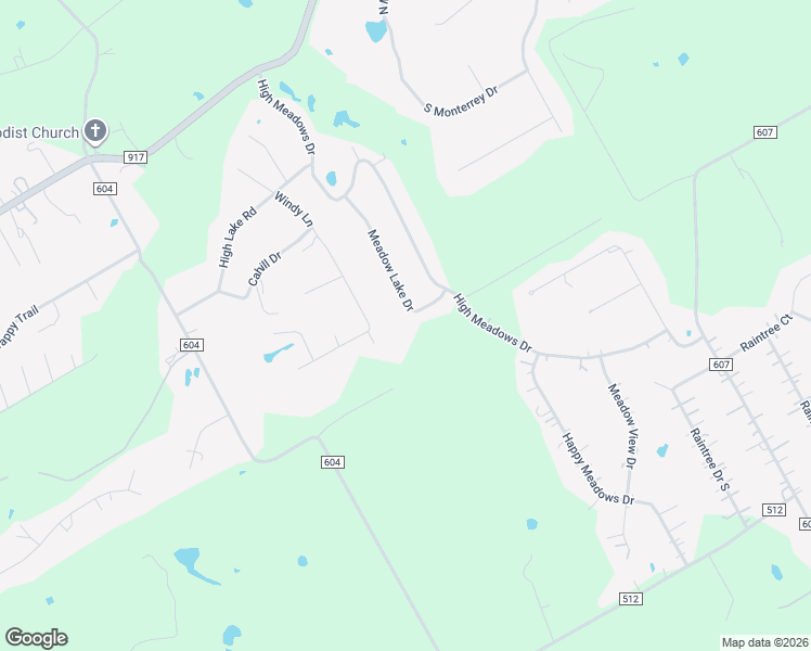 map of restaurants, bars, coffee shops, grocery stores, and more near 3613 Meadow Lake Dr in Alvarado